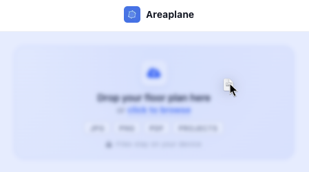 Uploading the site plan to Areaplane